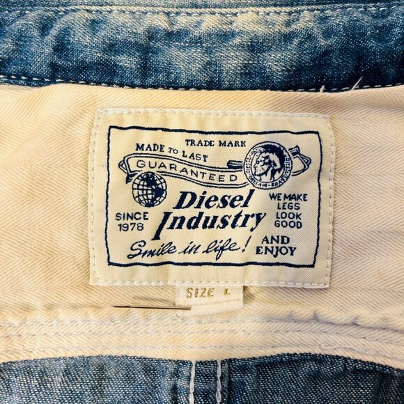 Diesel Distressed Denim L/S Shirt - Picture 12 of 12